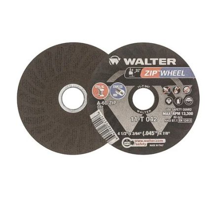 WALTER SURFACE TECHNOLOGIES 11T042, WHEEL 4-1/2 X 3/64 X 7/8 11T042 WFS LTD.