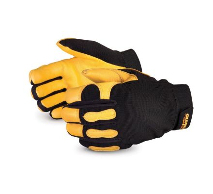 Superior Glove Clutch Gear Impact-Resistant Mechanics Gloves with PVC Sure  Grip, Quantity: Pair of 1