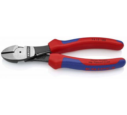 KNIPEX 7412-180, PLIERS-SIDE CUT HI-LEVERAGE - 7